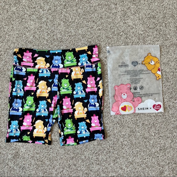 Shein X Care Bears Biker Shorts sizeXL or 12 - Picture 7 of 7